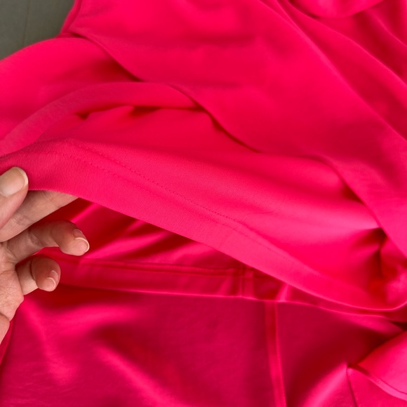 Adrianna Papell Halter Ruffled High/Low Dress Size 4 - Picture 2 of 3